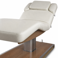 Lit de beauté électrique à 3 moteurs, base en métal, capacité de charge de 200 kg, télécommande, hauteur réglable, microblading, soins de la peau, salon