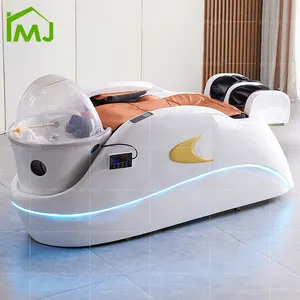 Table de massage électrique de luxe pour tout le corps, lit spa avec shampoing pour salon de coiffure
