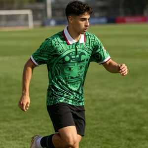 Más Estilos Disponibles, Camiseta de Fútbol Azul con Diseño de Estrella, Transpirable, Deportiva, México - Product Image 4