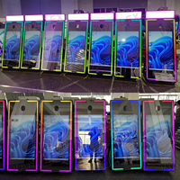 Expédition rapide : Photomaton miroir magique avec écran tactile 32/43 pouces, avec flight case, pour location événementielle et mariages