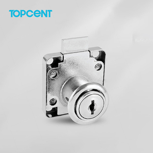 TOPCENT Serrure d'armoire personnalisée en zinc 138-22 pour le déverrouillage de clé de quincaillerie de meubles Style de conception moderne pour les chambres d'hôtel OEM/ODM - Product Image 3