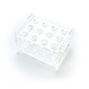 Soporte para jeringas CIDA, estante de fijación, soporte de plástico para pipetas y pajuelas, estante para tubos de ensayo resistente a altas temperaturas, ácidos y álcalis, GMP - Product Image 5