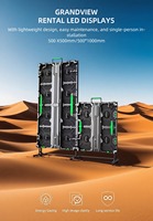 High Performance 500x500mm LED Display Screen Wireless File Import Multi Window Display Waterproof Grade LED Board