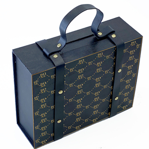 <span class=keywords><strong>Handmade</strong></span> trang trí giấy da Quà Tặng lông mi tông sang trọng bé vải đồ chơi vali Quà Tặng Bao bì hộp với xử lý - Product Image 1