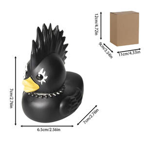 Resina diablo <span class=keywords><strong>pato</strong></span> ornamento elementos malvados figura Punk novedad gótico <span class=keywords><strong>pato</strong></span> escultura Halloween patos decoración coleccionable Juguetes - Product Image 2