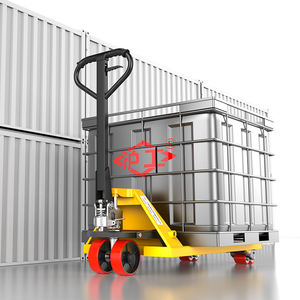 Gato de paleta hidráulica manual de <span class=keywords><strong>2</strong></span> toneladas para tiendas de materiales de construcción, ruedas personalizadas de NYLON/PU, montacargas manuales, producto - Product Image 4