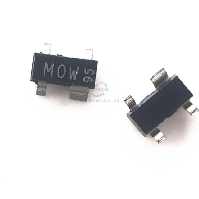 Hainayu Electronic Components BF998 Double-gate MOS Tube N-channel RF High-frequency Amplification SOT-143 Screen-printed MOW