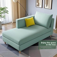 Canapé en bois en forme de L, design minimaliste moderne, revêtement en tissu technologique, personnalisable pour appartement