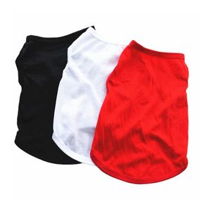 قميص صيفي ملون للكلاب مصنوع من البوليستر 100٪ بتصميم فاخر وفارغ - Product Image 2