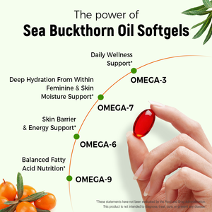 Cápsulas de Aceite de Espino Amarillo Orgánico Laicuherb, Suplemento Dietético Vegano para Adultos, Rico en Omega 7 y 9 para un Apoyo Equilibrado de Ácidos Grasos - Product Image 2
