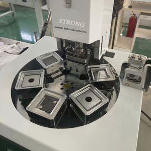 Automatic Pneumatic <b>Button</b> <b>Maker</b> Kit Badge Fridge Magnet <b>Button</b> Making Machine 50*50mm Fridge Magnet Pin Badge Making Machine - Product Image 3