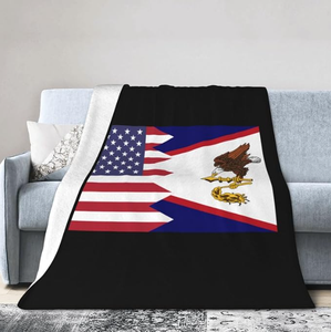 Promozione di Fabbrica: Coperta con Bandiera della <span class=keywords><strong>Samoa</strong></span> Americana, Plaid in Flanella per Tutte le Stagioni, per Casa, <span class=keywords><strong>Divano</strong></span>, <span class=keywords><strong>Letto</strong></span> e Soggiorno - Product Image 5