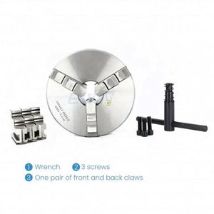 <span class=keywords><strong>Mandrin</strong></span> de tour manuel auto-centrant à trois mâchoires ANDUUK K11 80 160A série 400, <span class=keywords><strong>4</strong></span> pouces, 8 pouces, 250 mm, <span class=keywords><strong>mandrin</strong></span> à 3 mâchoires pour tour - Product Image 5