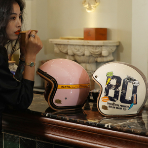 <span class=keywords><strong>Casco</strong></span> Retro Abierto 3/4 CYRIL DOT ECE Certificado para Hombre y <span class=keywords><strong>Mujer</strong></span>, ABS para Cuatro Estaciones, para Scooter Eléctrico - Product Image 2