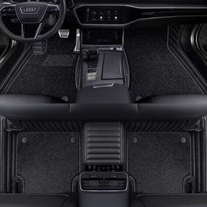 Ensemble de tapis de sol de voiture en cuir rayé écologique 3D de luxe pour VW moderne Design d'affaires haut de gamme Civic durable résistant à l'eau - Product Image 5