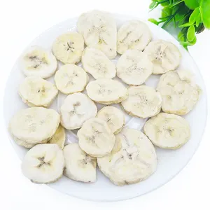 relaxing the bowels with health crispy snacks 100% natural Freeze dried bananas dried banana slices