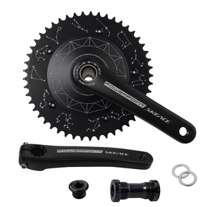 <span class=keywords><strong>Pignon</strong></span> de vélo à vitesse fixe en alliage d'aluminium 49T, plateau de chaîne de vélo, VTT 144 mm BCD, jeu de manivelle, vélo VTT, manivelle de vélo - Product Image 1