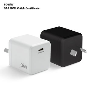 Cargador rápido Gan de 45W para teléfono móvil, adaptador y cargador para Android, <span class=keywords><strong>Samsung</strong></span>, Macbook Pro - Product Image 1