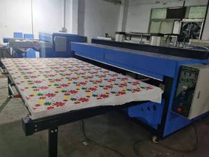 Presse à chaud pneumatique de sublimation 300*150cm grande taille, 1 poste 1 station, pour housses de <span class=keywords><strong>couette</strong></span>, matelas, couvre-lits, pantalons, sweats à capuche, drapeaux - Product Image 3