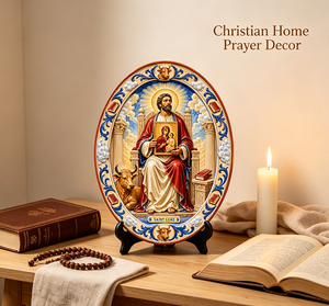 Placa de Resina Personalizada de San Lucas Evangélico, con Relieve 3D, Icono Religioso Católico, Decoración Artística, Venta al Por Mayor - Product Image 2