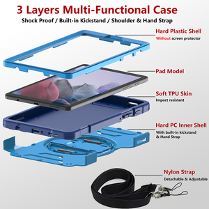 Funda protectora resistente para tableta con empuñadura giratoria 360 para Samsung <span class=keywords><strong>Galaxy</strong></span> Tab <span class=keywords><strong>A7</strong></span> <span class=keywords><strong>Lite</strong></span> T220 T225, funda para tableta para niños - Product Image 5