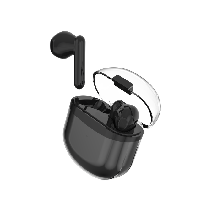 Bluetooth Earphones for Mobile Phone Gaming Music Type C Headphone Round Transparent Cover Game Wireless TWS