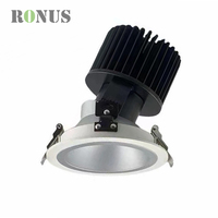Contrôleur de gradation réglable 30W à faible indice UGR pour spot encastré de plafond LED COB pour hôtel