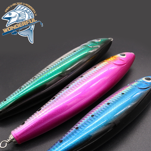 Venta <span class=keywords><strong>al</strong></span> por mayor 175mm 70g duro realista agua salada pesado surfista gran <span class=keywords><strong>juego</strong></span> fundición larga curricán madera lápiz señuelo - Product Image 3