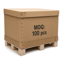 Boîte en carton sur mesure de très grande taille avec impression de logo personnalisé, emballage d'expédition en papier ondulé robuste, faible MOQ