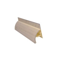 Porte-étiquettes en plastique pet avec déflecteur, profil en extrusion de PVC, affichage de prix, porte-étiquette pour étagère de supermarché