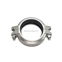 Raccord de tuyauterie flexible en acier inoxydable rainuré haute pression 600 PSI DN80