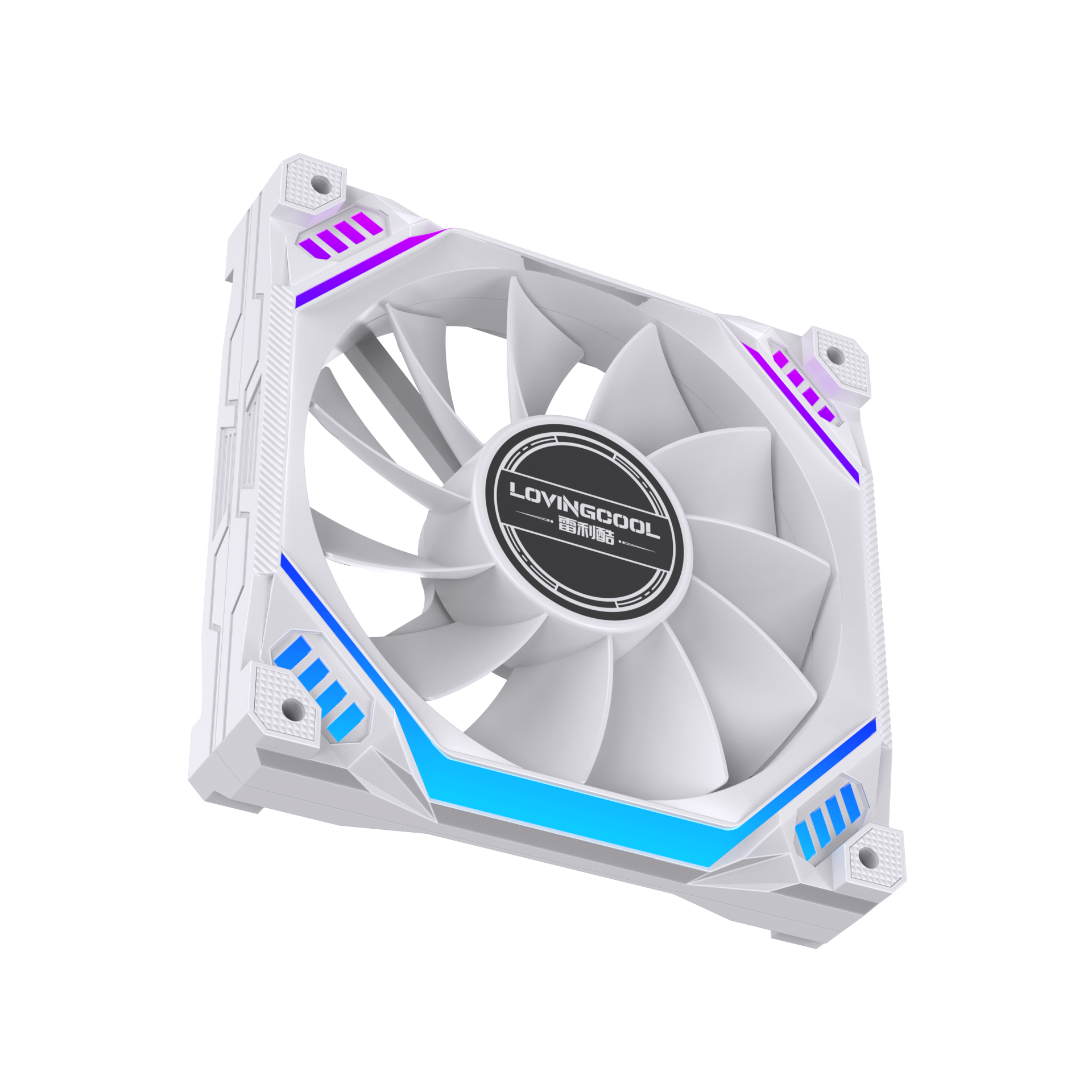 Ensemble de ventilateur 2pcs-Blanc