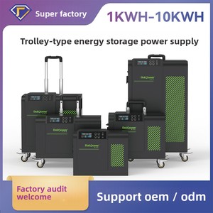 Générateur solaire de type rack avec batterie LiFePO4 intégrée, stockage d'énergie 1-10 <span class=keywords><strong>kWh</strong></span>, charge rapide, alimentation extérieure, écran LED - Product Image 3