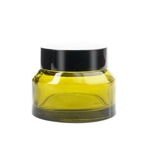 Jarrones de vidrio oblicuo personalizados con espátula, 15ml, 20ml, 30ml, 50ml, 100ml - Product Image 1