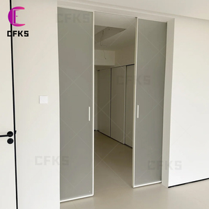 Diseño de Singapur, <span class=keywords><strong>puertas</strong></span> PD PT, baño Interior de aluminio, entrada de cocina, almacén, puerta corredera interna y abatible - Product Image 2