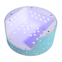 Lampe à ongles LED portable sans fil professionnelle 54W, sécheuse à ongles rechargeable, lampe UV pour vernis gel avec diamant pour salon et domicile