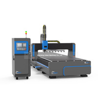 Machine de gravure CNC sur bois haute vitesse ANBEN, double tête, routeur CNC 3 axes, lame de scie 1550, changement d'outil automatique (ATC), moteur Syntec