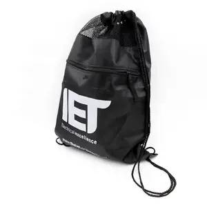 Promotional Items With Logo Custom Small Shoe Waterproof Nylon Gift Bag Polyester Drawstring Bags