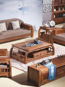 Nuevo Mueble de Salón de Estilo Chino Moderno Multifuncional de Madera Maciza de Sándalo Rojo de Guangdong HT058F, Mueble Clásico para Salón - Product Image 5