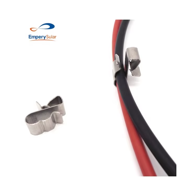 OEM Rooftop Solar Panel Cable Clip Stainless Steel 304 Secure Connection High Durability Empery Solar 15 Years Warranty
