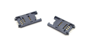 Connecteur de prise de type flip SIM-6P (nouveau moule) Contacts décalés - Product Image 4