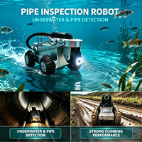 Robot d'inspection de canalisations d'égouts avec caméra de relevé de drain réglable et générateur de rapport d'inspection professionnel des canalisations