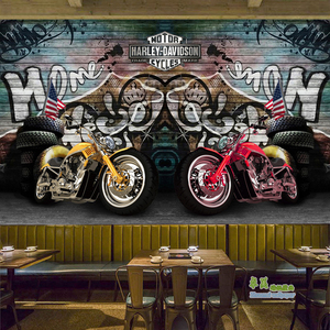 <span class=keywords><strong>Papier</strong></span> <span class=keywords><strong>peint</strong></span> <span class=keywords><strong>3d</strong></span> Style européen Retro Car Mural Bar Coffee Shop Restaurant Fond d'écran Décoration murale <span class=keywords><strong>Papier</strong></span> <span class=keywords><strong>peint</strong></span> - Product Image 4
