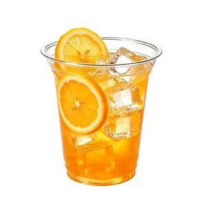 Gobelets jetables en PET de 98 mm avec couvercles, impression de logo personnalisé, pour boissons froides, thé à bulles et café, 16 oz, transparents, vente en gros - Product Image 3