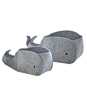 Cesta de almacenamiento de fieltro de dibujos animados, contenedores de almacenamiento bonitos de gran capacidad, <span class=keywords><strong>cesto</strong></span> de guardería, cesta de lavandería <span class=keywords><strong>para</strong></span> juguetes <span class=keywords><strong>para</strong></span> niños, <span class=keywords><strong>ropa</strong></span> <span class=keywords><strong>sucia</strong></span> - Product Image 1