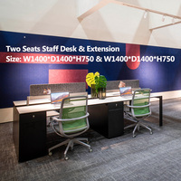 Meubles de bureau de qualité E0, bureau, poste de travail, chaise de bureau et table pour projet de bureau commercial