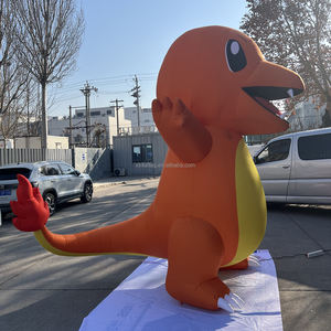 Costume de mascotte de <span class=keywords><strong>dragon</strong></span> de feu avec vêtements de dinosaures gonflables à souffleur d'air pour l'événement de fête de jeu de rôle - Product Image 3