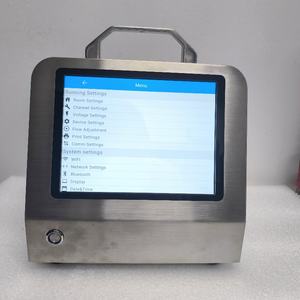 스마트 소프트웨어 28.3L/분 흐름 8 인치 터치 스크린 8 시간 배터리 수명과 효율적인 LPC-S310 휴대용 입자 카운터 - Product Image 2