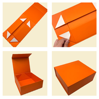 Boîte cadeau magnétique pliable de luxe personnalisée boîte d'emballage cadeau en papier carton personnalisée pliable pour café thé