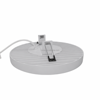 Plafonnier encastré LED RONSE moderne à motif nid d'abeille pour atelier et salle de sport